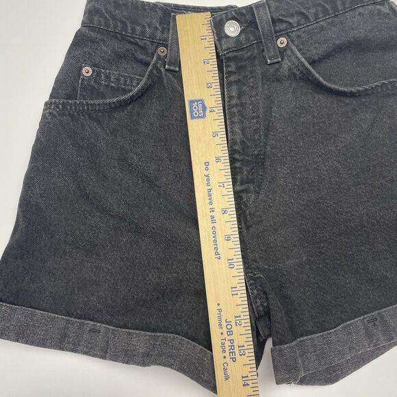 Vintage Levi’s 954 Denim Shorts Black Orange Tab Regular Fit Women’s Size 5 - Picture 8 of 11